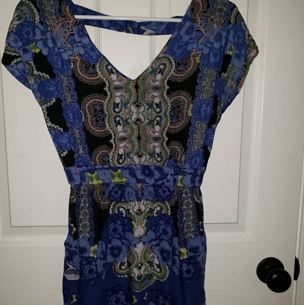 Multi colored mini dress